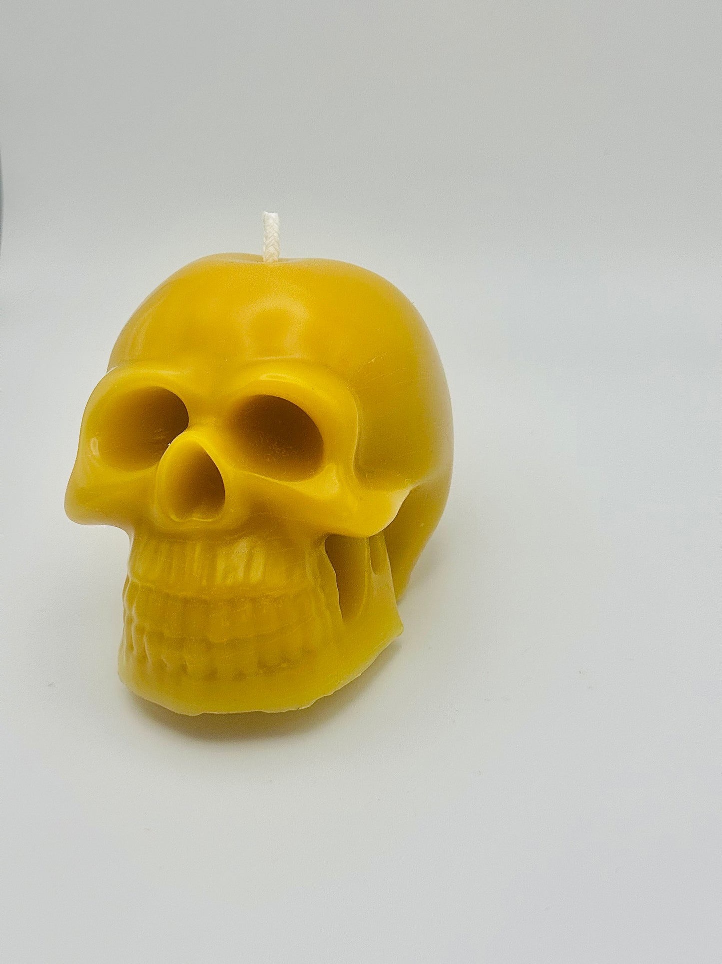 Skull Beeswax Candle