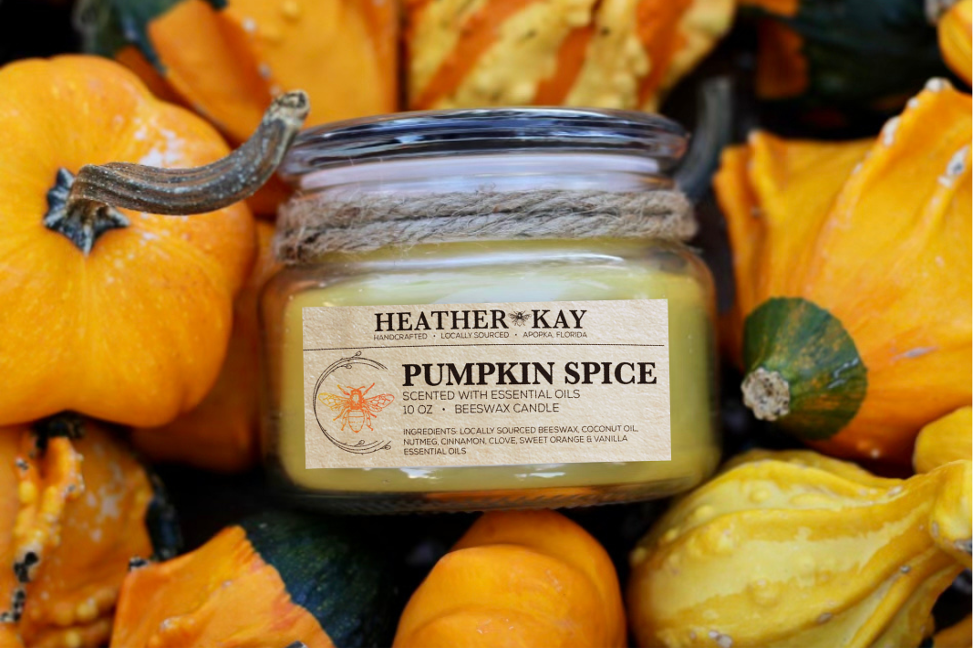 Pumpkin Spice Beeswax Candle | 10oz