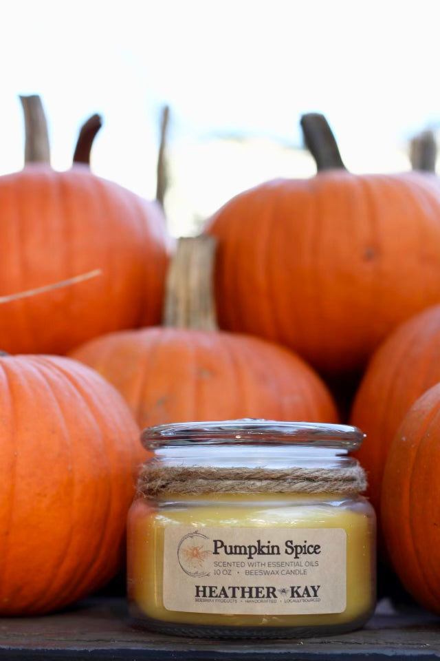 Pumpkin Spice Beeswax Candle