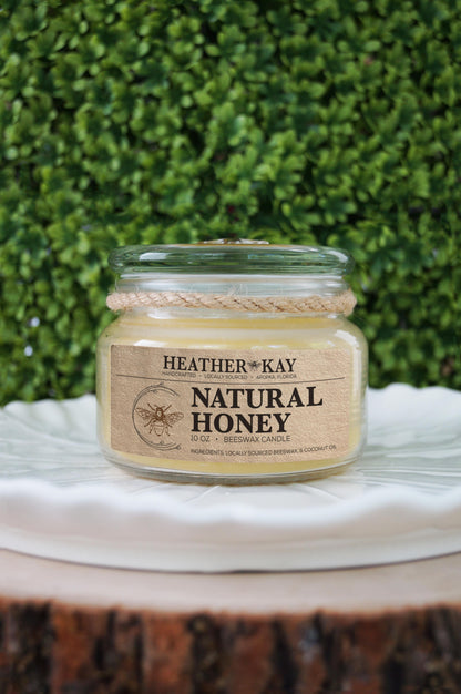 Natural Honey Beeswax Candle