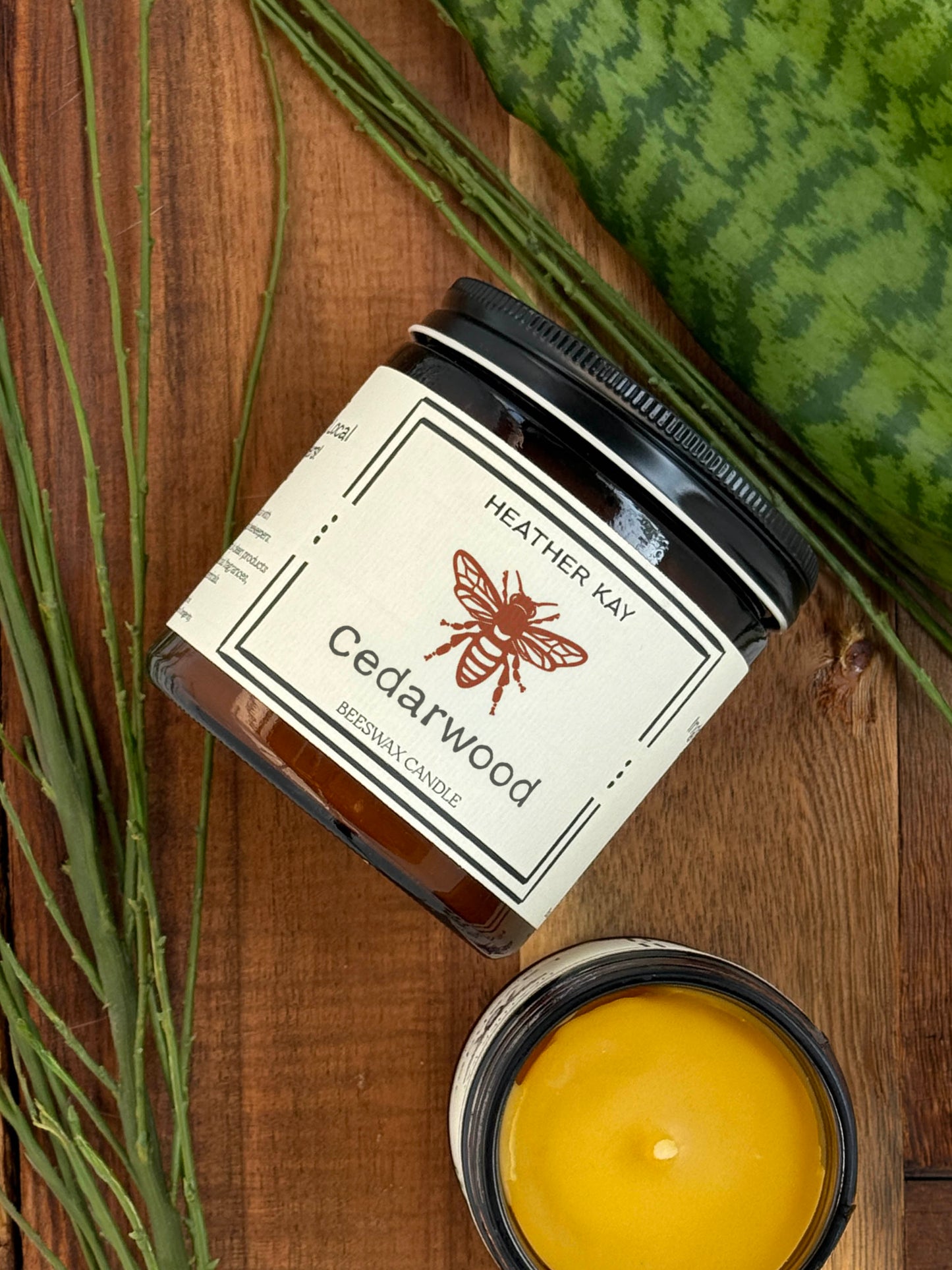 Cedarwood Beeswax Candle | 4oz