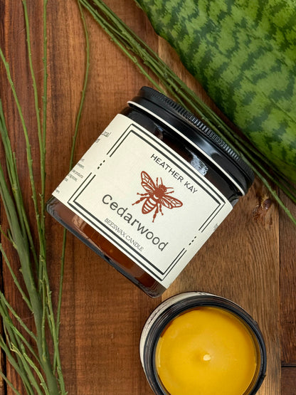 Cedarwood Beeswax Candle | 4oz