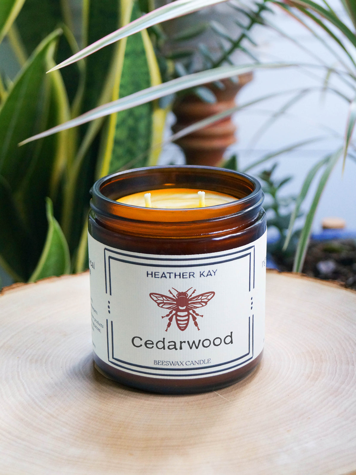 Cedarwood Beeswax Candle