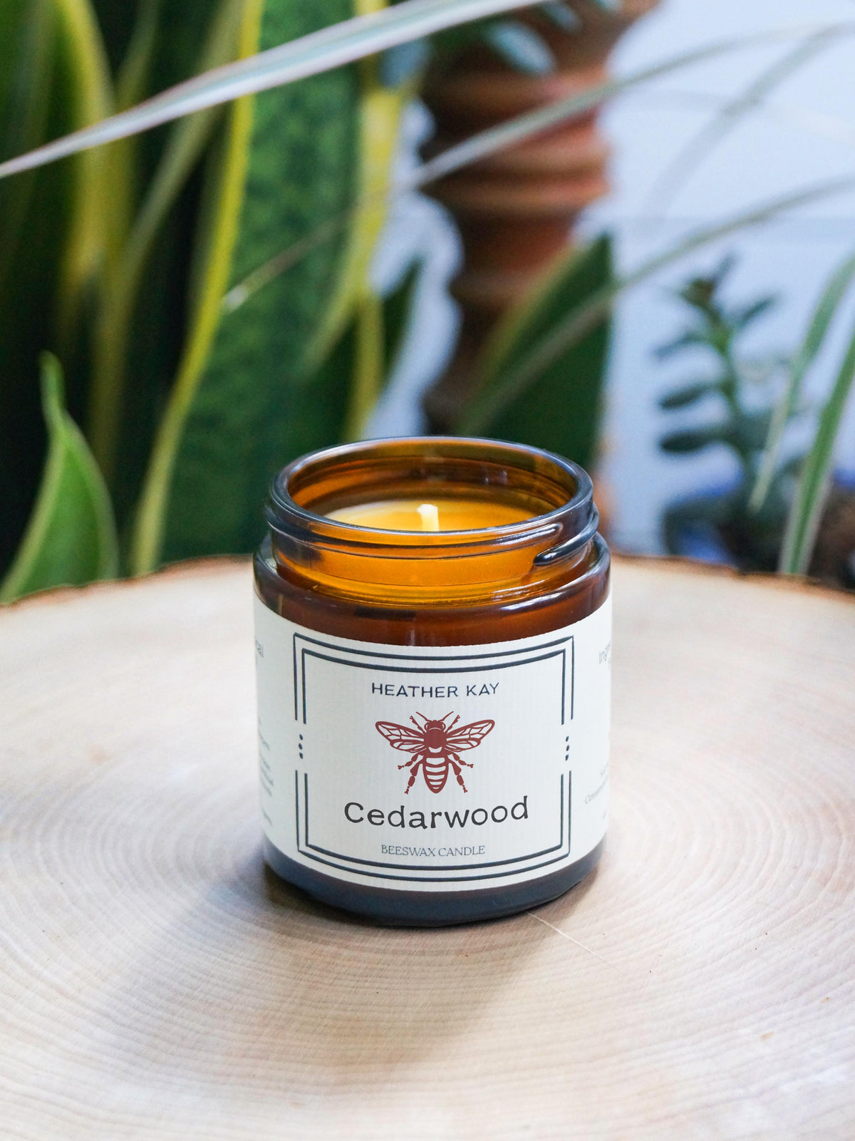Cedarwood Beeswax Candle