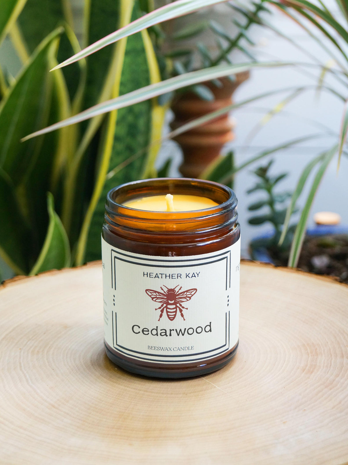 Cedarwood Beeswax Candle