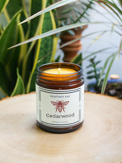 Cedarwood Beeswax Candle