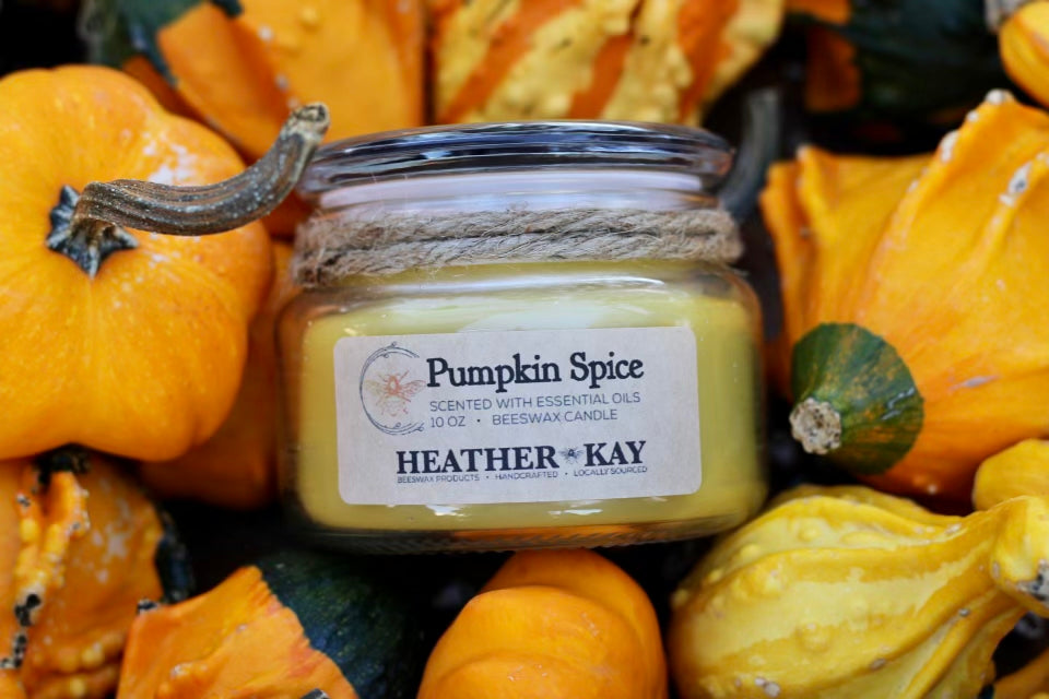 Pumpkin Spice Beeswax Candle