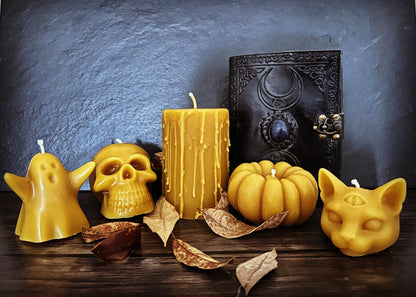 Pumpkin Beeswax Candle