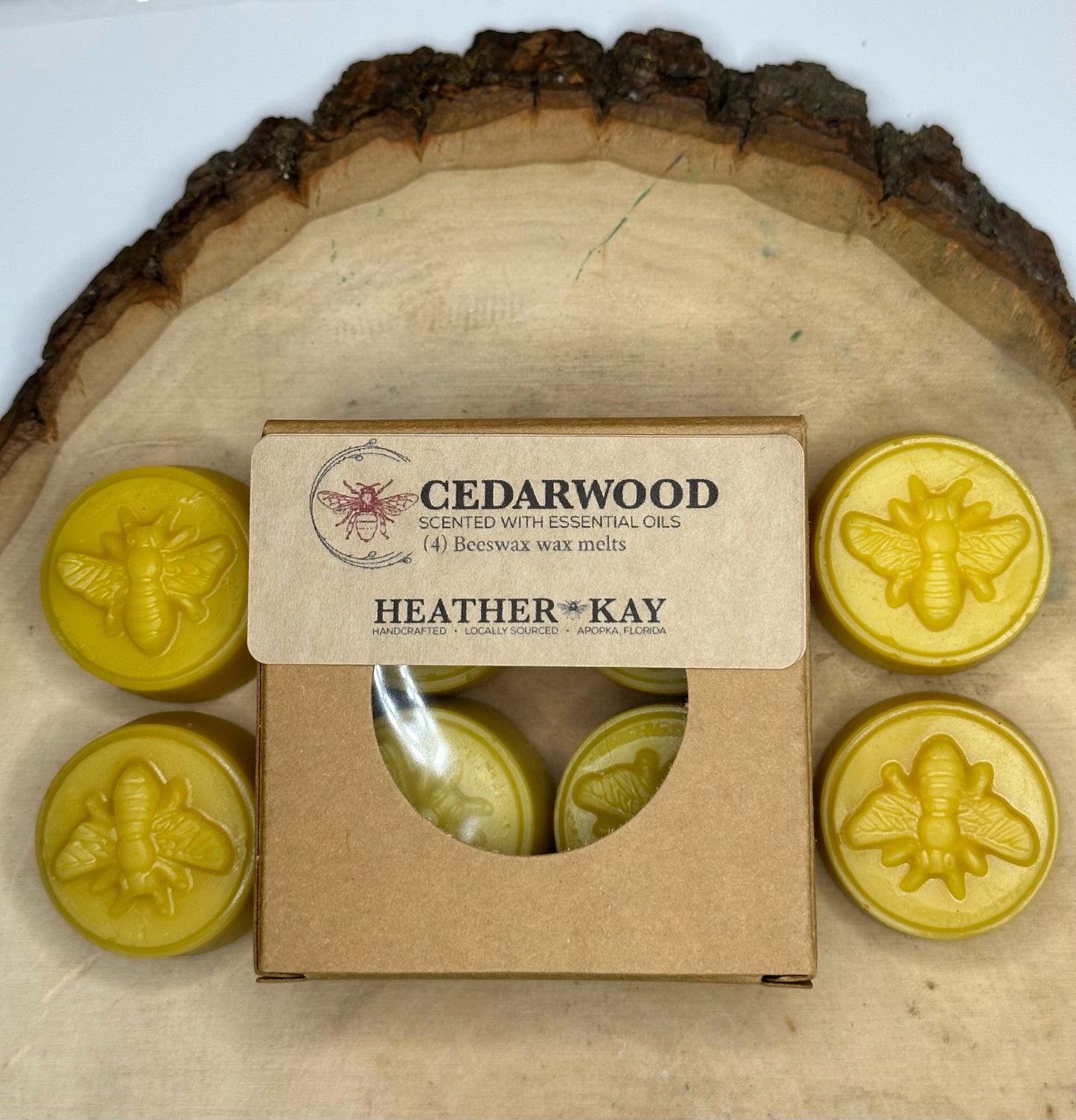 Cedarwood Essential Oil Beeswax Wax Melts