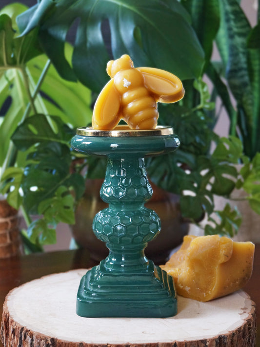 Happy Bee Beeswax Candle