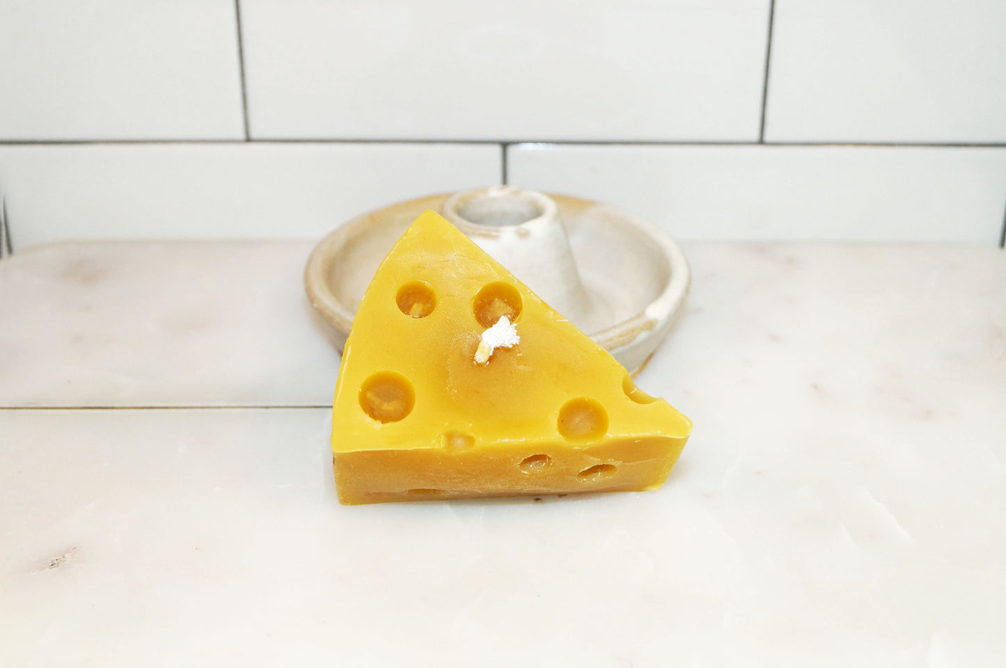 Cheese Beeswax Candle