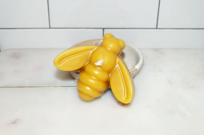 Happy Bee Beeswax Candle