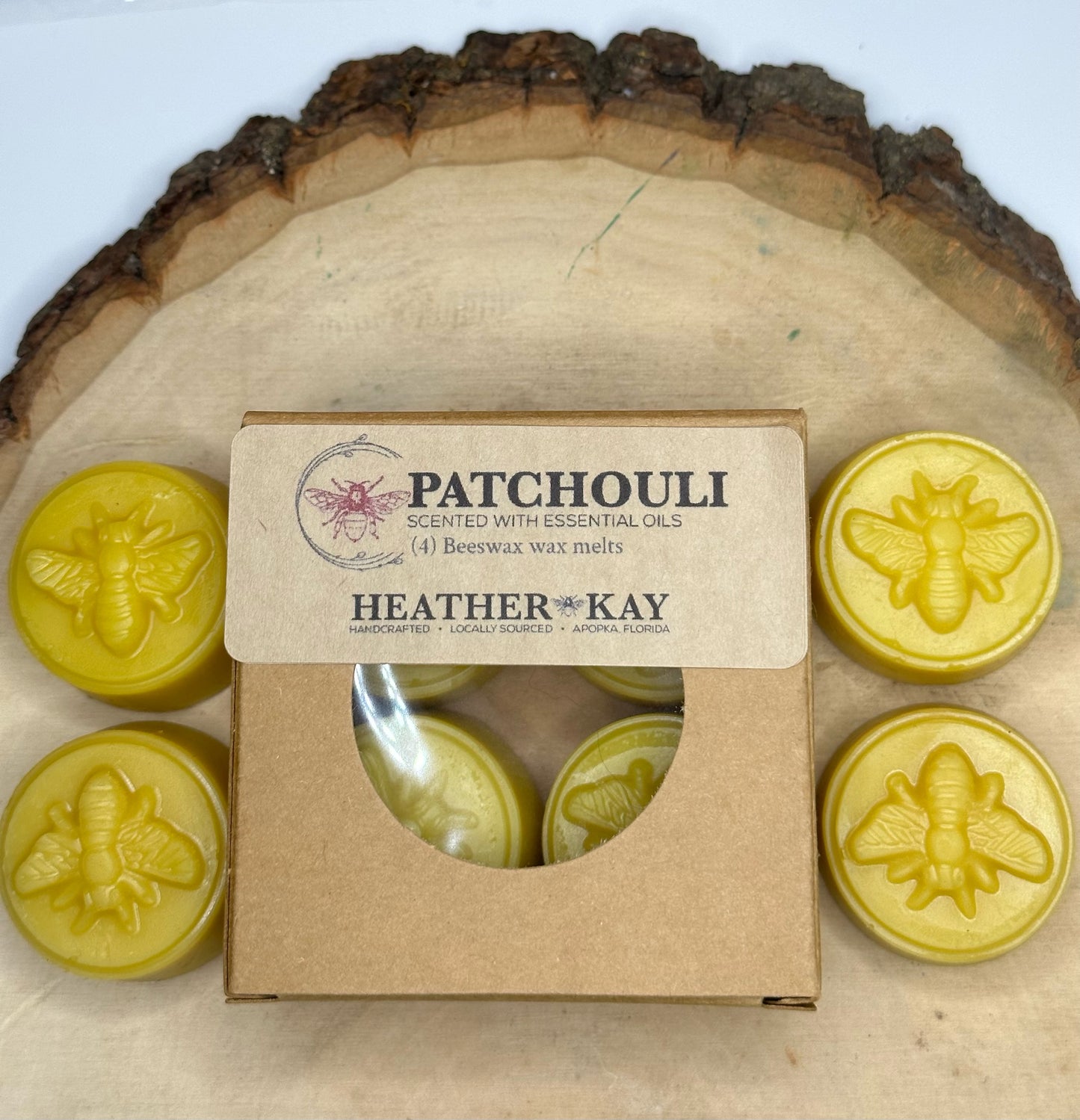 Patchouli Essential Oil Beeswax Wax Melts